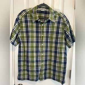 Old Navy Short Sleeve Plaid Button Down